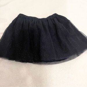 Black sparkly toddler tutu skirt